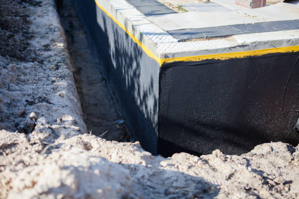 Residential Exterior Waterproofing installation at a Oswego, IL home by SJ Waterproofing Pros